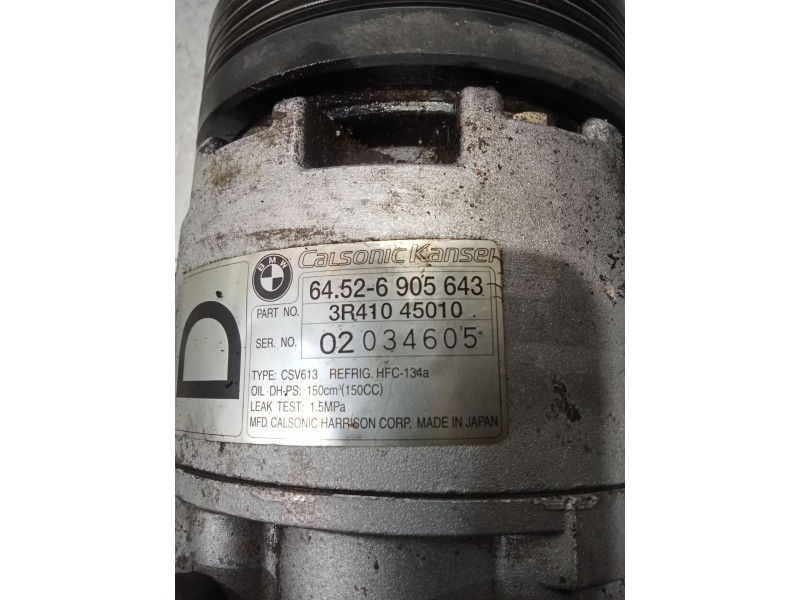 Recambio de compresor aire acondicionado para bmw 3 touring (e46) 320 d referencia OEM IAM 64586905643  