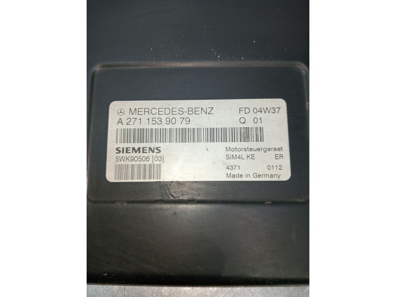 Recambio de centralita motor uce para mercedes-benz clase c (w203) familiar c 180 t compressor (203.246) referencia OEM IAM A271