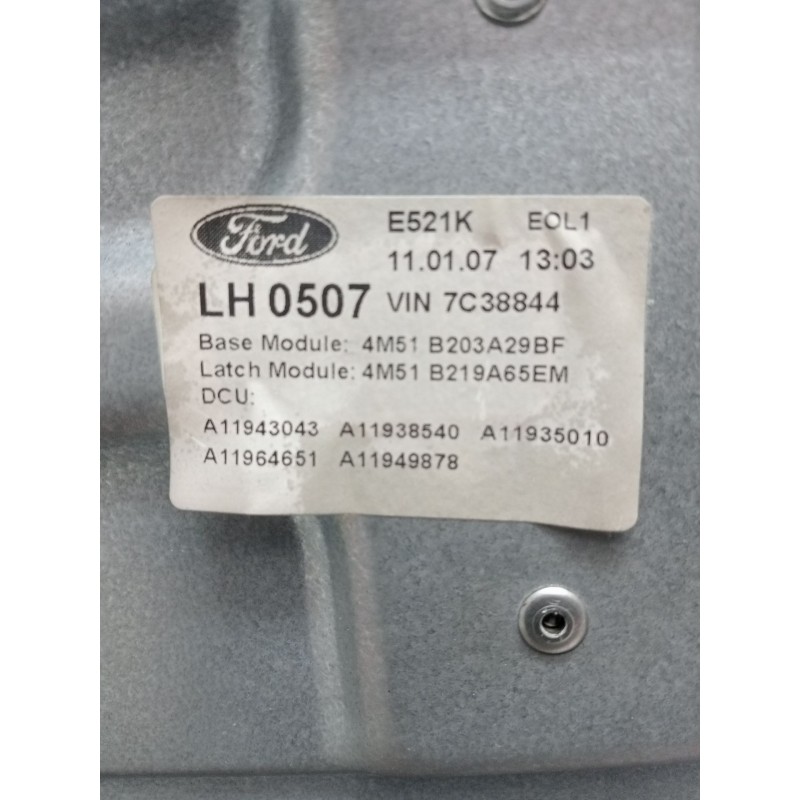 Recambio de elevalunas delantero izquierdo para ford focus ii (da_, hcp, dp) 1.8 tdci referencia OEM IAM 4M51B045H17AA 4M51B203A