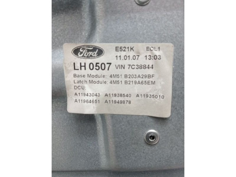 Recambio de elevalunas delantero izquierdo para ford focus ii (da_, hcp, dp) 1.8 tdci referencia OEM IAM 4M51B045H17AA 4M51B203A