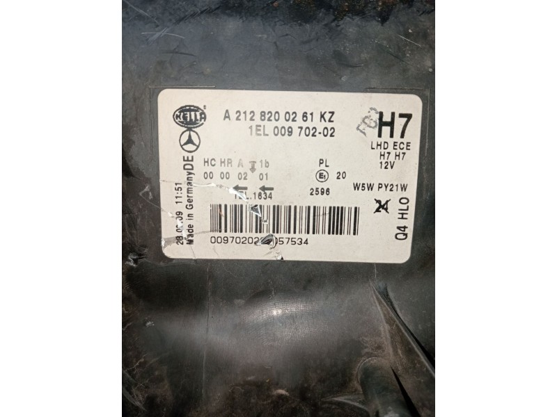 Recambio de faro derecho para mercedes-benz clase e (w212) e 300 cdi (212.020) referencia OEM IAM A2128200261 1EL00970202 