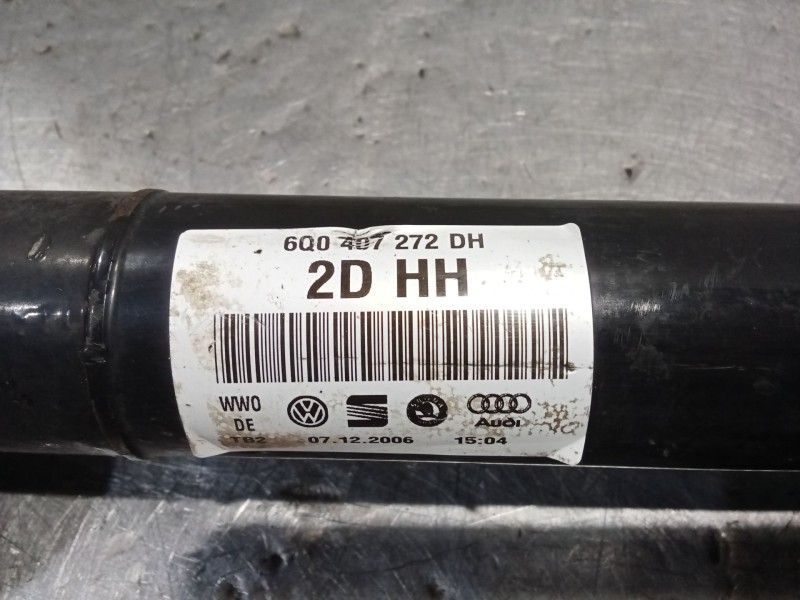 Recambio de transmision delantera derecha para seat ibiza iii (6l1) 1.9 tdi referencia OEM IAM 6Q0407272DH  