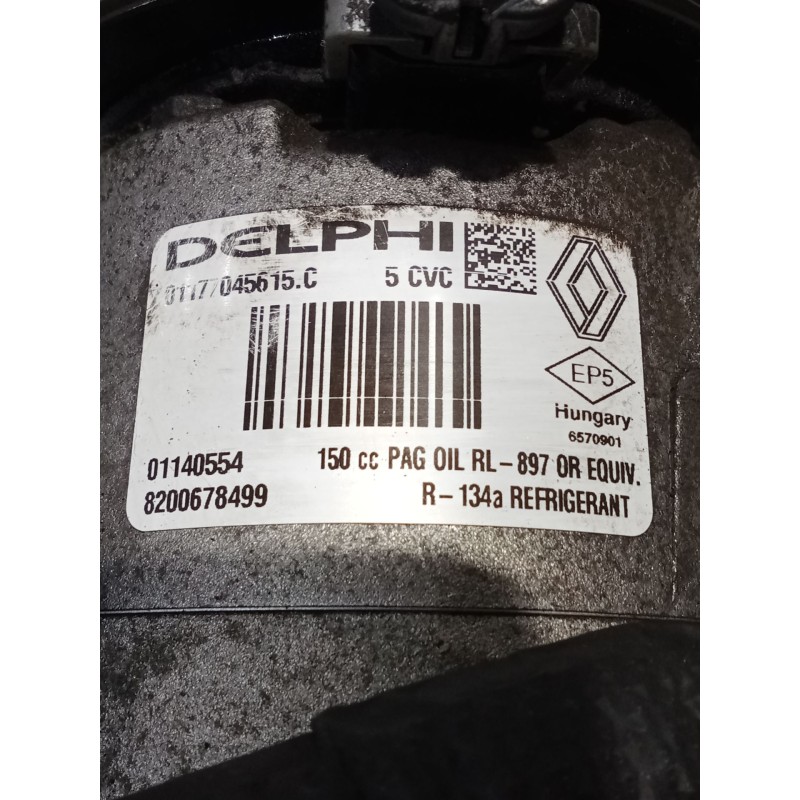 Recambio de compresor aire acondicionado para renault megane ii station wagon (km0/1_) 1.9 dci referencia OEM IAM 8200678499  05