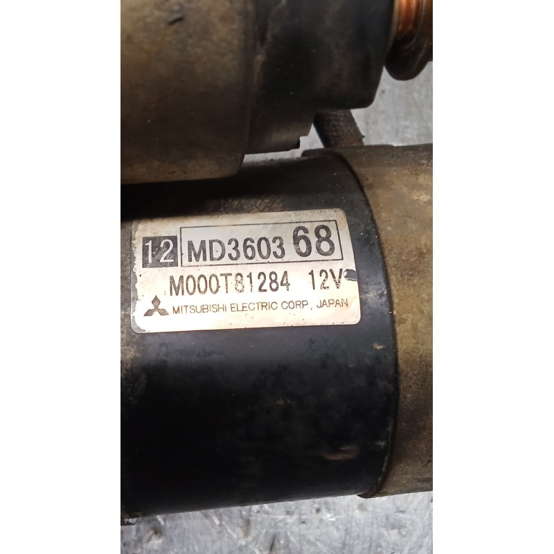 Recambio de motor arranque para mitsubishi montero pinin (h60/h70) 2000 gdi (5-ptas.) referencia OEM IAM 12MD360368 M000T81284 