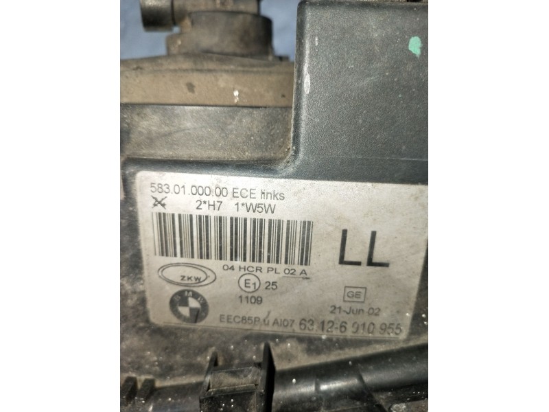 Recambio de faro izquierdo para bmw 3 touring (e46) 320 d referencia OEM IAM 583010000 63126910 01
