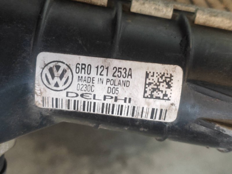 Recambio de radiador agua para seat ibiza (6j5) reference referencia OEM IAM 6R0121253A  