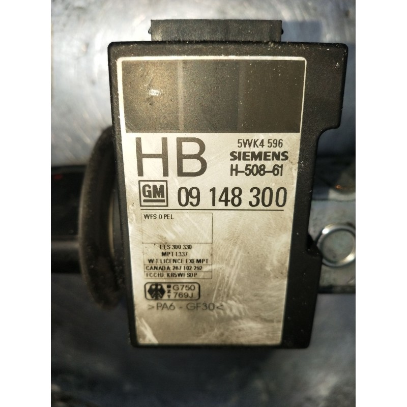 Recambio de conmutador de arranque para opel vectra b hatchback (j96) 2.0 i 16v (f68) referencia OEM IAM 09148300 H50861 99