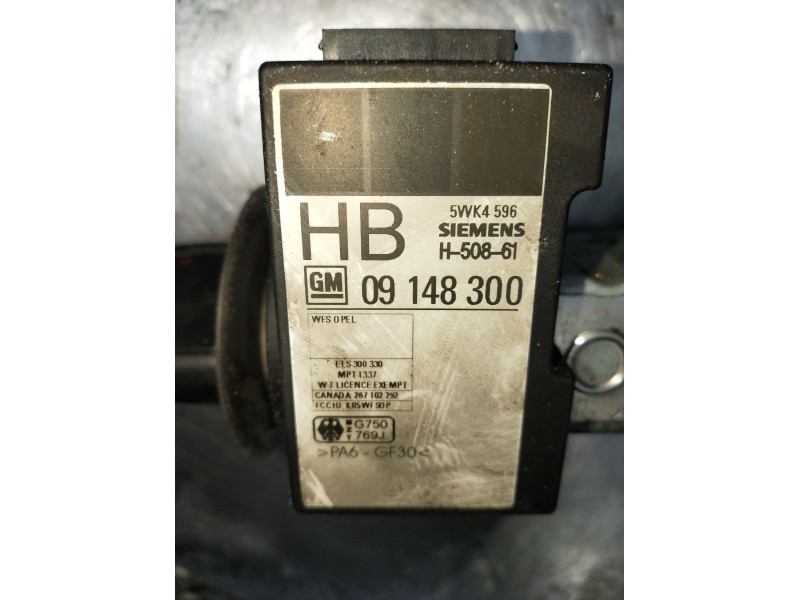 Recambio de conmutador de arranque para opel vectra b hatchback (j96) 2.0 i 16v (f68) referencia OEM IAM 09148300 H50861 99