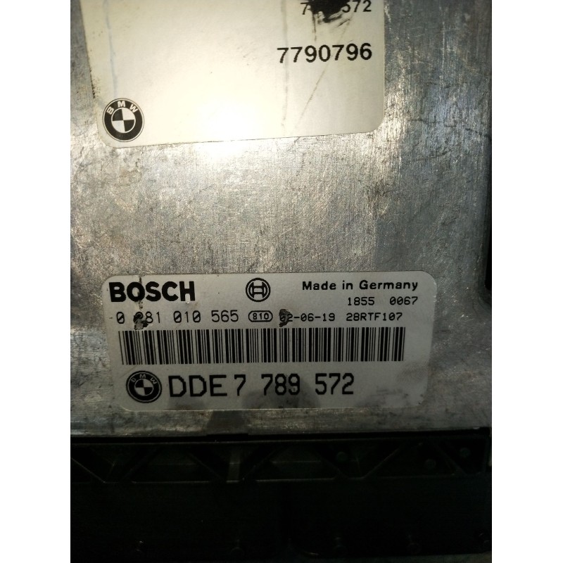 Recambio de centralita motor uce para bmw 3 touring (e46) 320 d referencia OEM IAM 0281010565 7789572 01