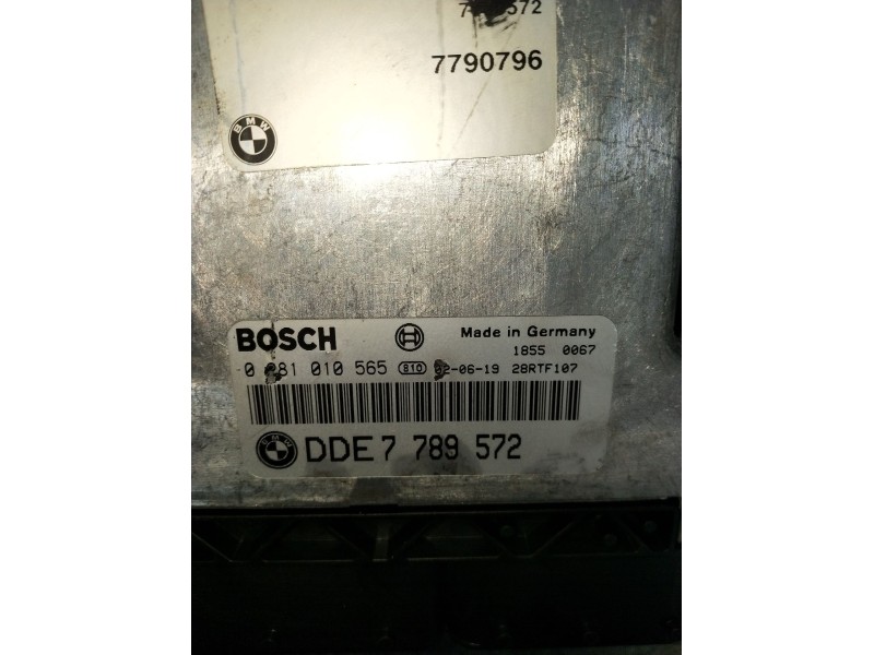 Recambio de centralita motor uce para bmw 3 touring (e46) 320 d referencia OEM IAM 0281010565 7789572 01