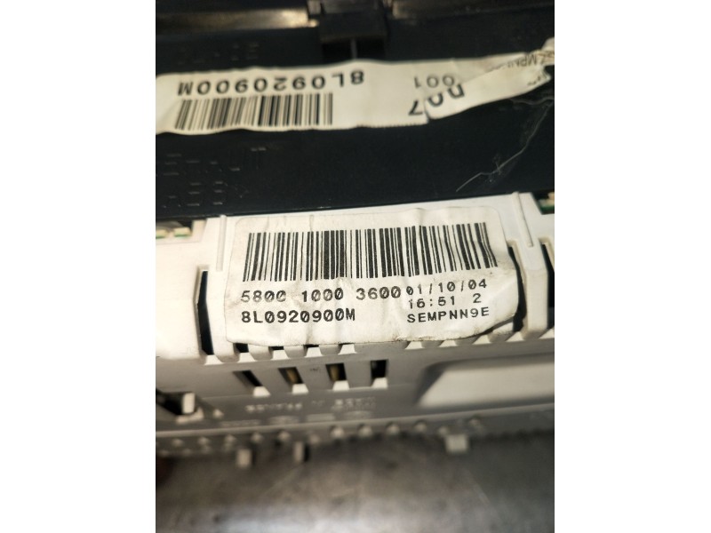 Recambio de cuadro instrumentos para audi a3 (8l1) 1.9 tdi referencia OEM IAM 8L0920900M 580010003600 00