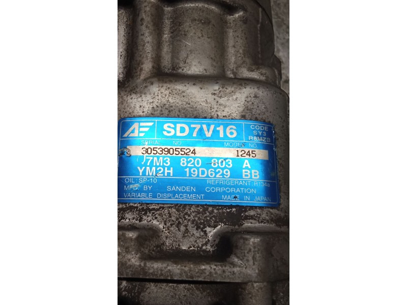 Recambio de compresor aire acondicionado para ford galaxy i (wgr) 1.9 tdi referencia OEM IAM 7M3820803A YM2H19D629 00