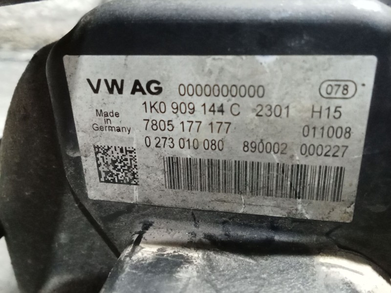 Recambio de cremallera direccion para skoda suberb (3t4) ambition referencia OEM IAM 1K0909144C 0273010080 IK1423051DM 08