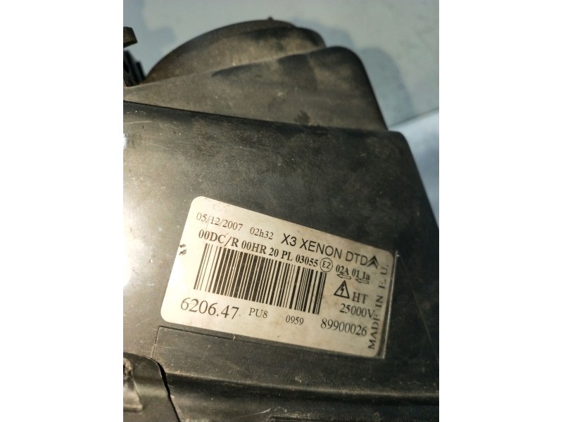 Recambio de faro derecho para citroën c5 ii (rc_) 2.0 hdi (rcrhrh) referencia OEM IAM 89900026 XENON 