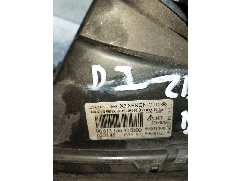 Recambio de faro izquierdo para citroën c5 ii (rc_) 2.0 hdi (rcrhrh) referencia OEM IAM 9661316680 XENON 