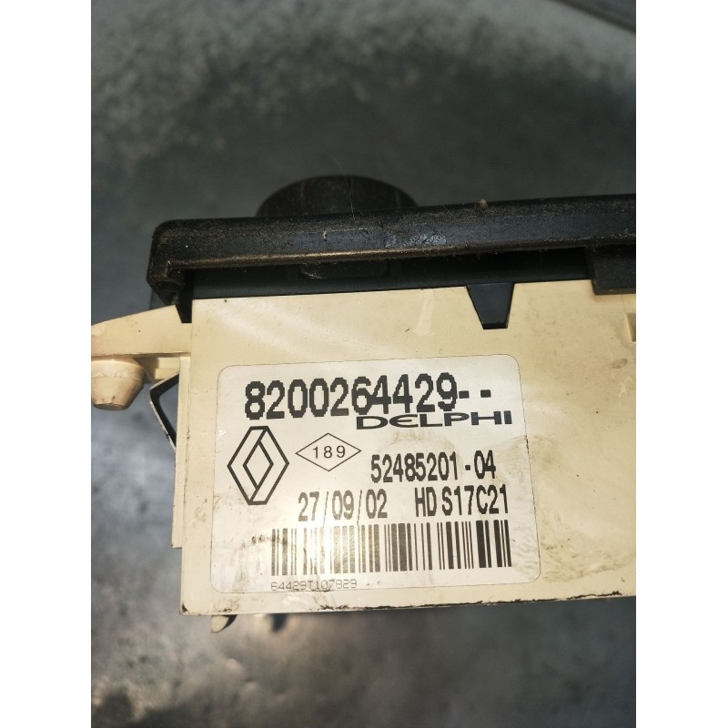 Recambio de mando calefaccion / aire acondicionado para renault laguna ii (bg0/1_) 2.0 16v (bg00, bg0k, bg0p, bg0w) referencia O