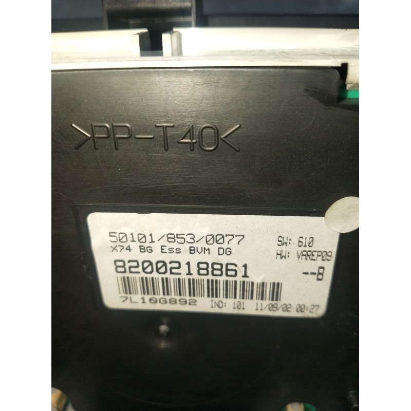 Recambio de cuadro instrumentos para renault laguna ii (bg0/1_) 2.0 16v (bg00, bg0k, bg0p, bg0w) referencia OEM IAM 8200218861 7