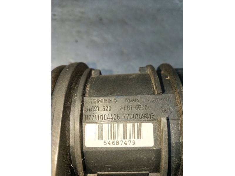 Recambio de caudalimetro para renault megane ii station wagon (km0/1_) 1.9 dci referencia OEM IAM 5WK9620 H7700104426 7700109812