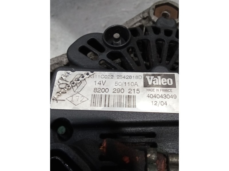 Recambio de alternador para renault scénic ii (jm0/1_) 1.9 dci (jm0g, jm12, jm1g, jm2c) referencia OEM IAM 8200290215  110A 03