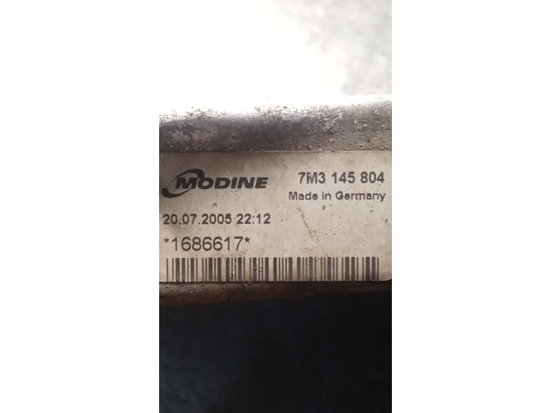 Recambio de intercooler para ford galaxy i (wgr) 1.9 tdi referencia OEM IAM 7M3145804 1686617 00