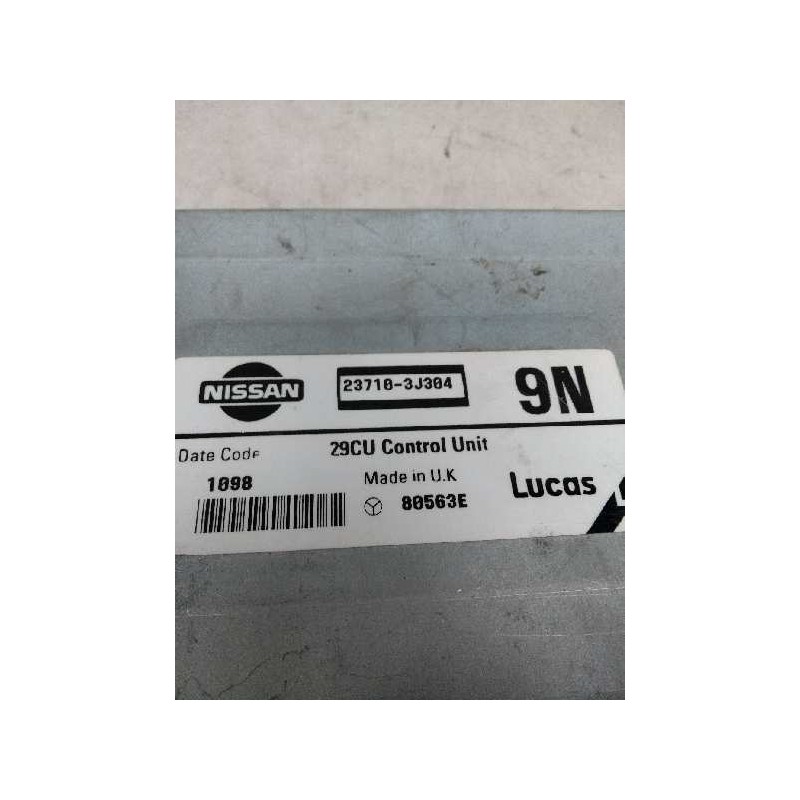 Recambio de centralita motor uce para nissan primera berlina (p11) 1.6 16v cat referencia OEM IAM 237103J304 80563E 9N
