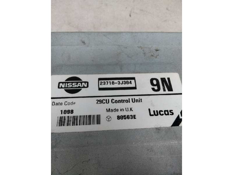 Recambio de centralita motor uce para nissan primera berlina (p11) 1.6 16v cat referencia OEM IAM 237103J304 80563E 9N