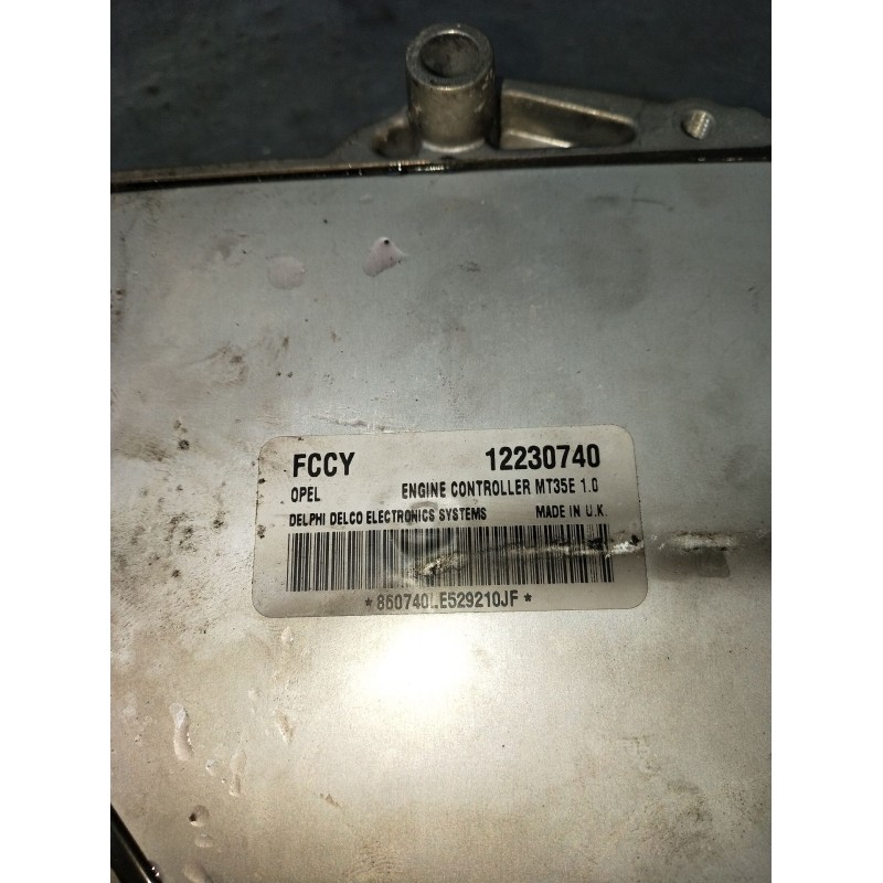 Recambio de centralita motor uce para opel astra h (a04) 1.6 (l48) referencia OEM IAM 12230740  04