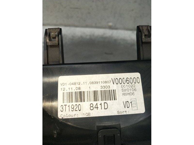 Recambio de cuadro instrumentos para skoda suberb (3t4) ambition referencia OEM IAM 3T1920841D V0006000 08