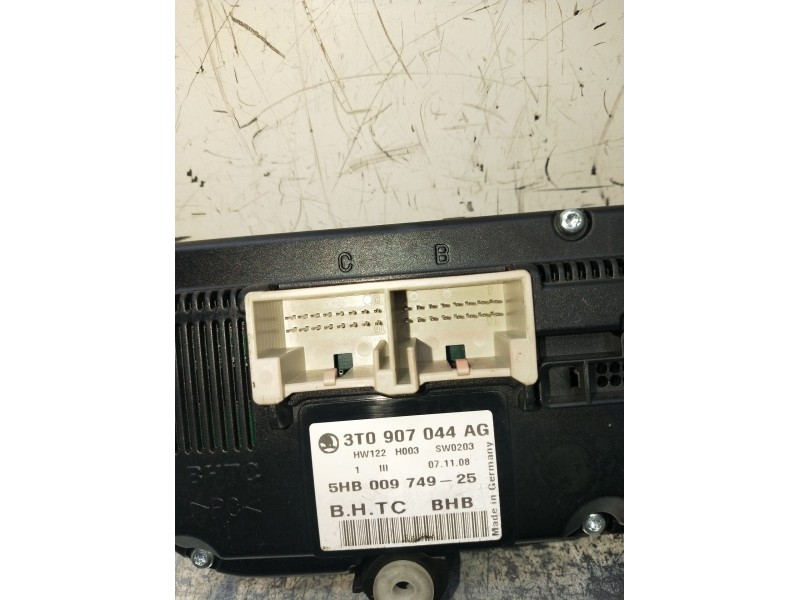 Recambio de mando calefaccion / aire acondicionado para skoda suberb (3t4) ambition referencia OEM IAM 3T0907044AG 5BH00974925 0