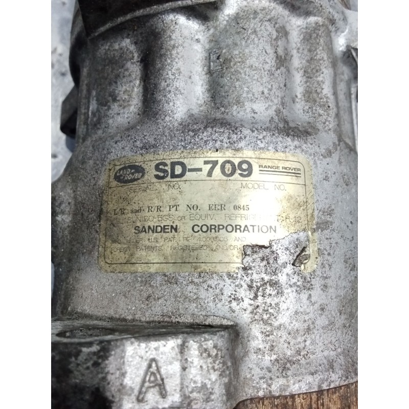 Recambio de compresor aire acondicionado para land rover discovery i (lj) 2.5 tdi 4x4 referencia OEM IAM SD709  89