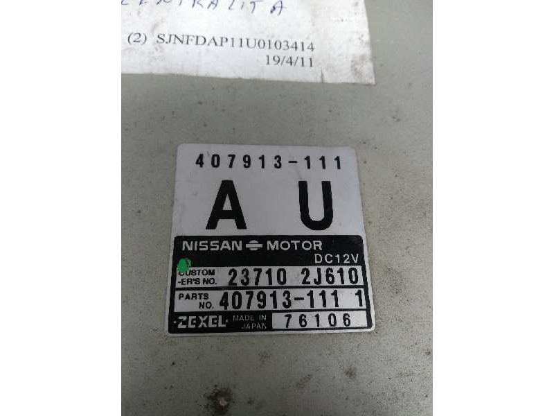 Recambio de centralita motor uce para nissan primera berlina (p11) 2.0 turbodiesel cat referencia OEM IAM 237102J610 407913111 A