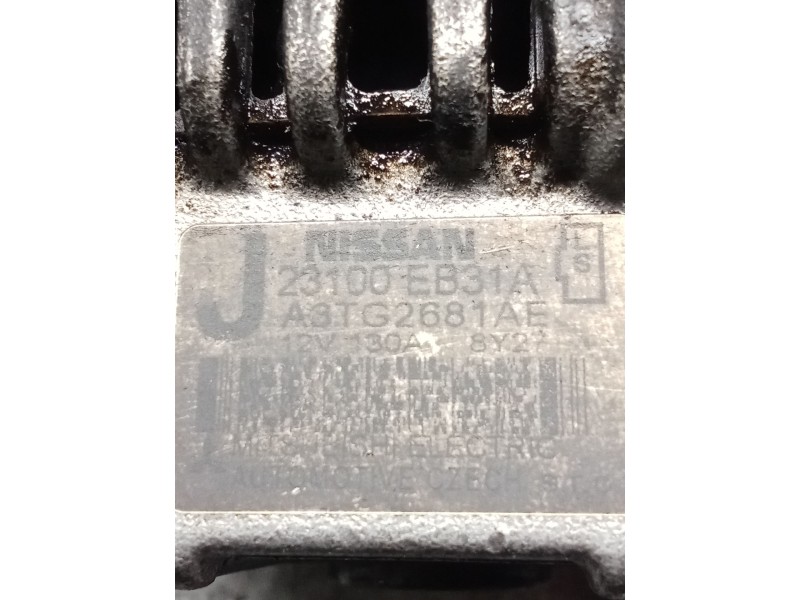 Recambio de alternador para nissan cabstar (f24m, f24w) 35.13 dci, 45.13 dci 2.5 (f24m) referencia OEM IAM 23100EB31A A3TG2681AE