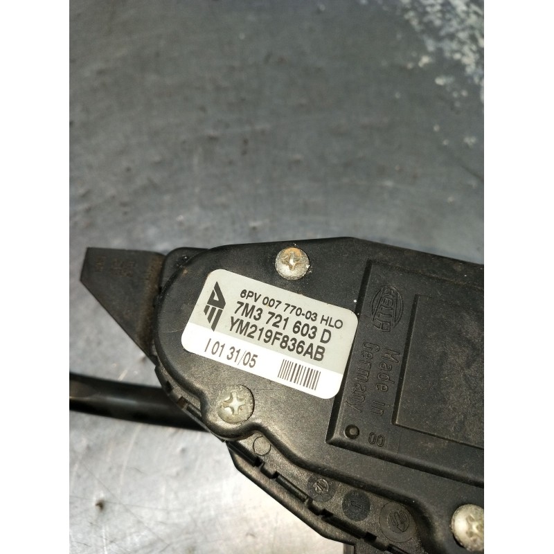 Recambio de potenciometro pedal para ford galaxy i (wgr) 1.9 tdi referencia OEM IAM 6PV00777003 7M3721603D YM219F836AB 00