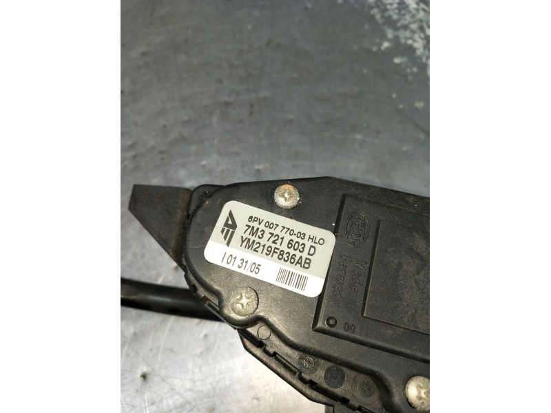 Recambio de potenciometro pedal para ford galaxy i (wgr) 1.9 tdi referencia OEM IAM 6PV00777003 7M3721603D YM219F836AB 00