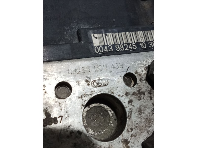 Recambio de abs para mercedes-benz clase a (w168) a 170 cdi (168.008) referencia OEM IAM A0034317412 0265202433 97