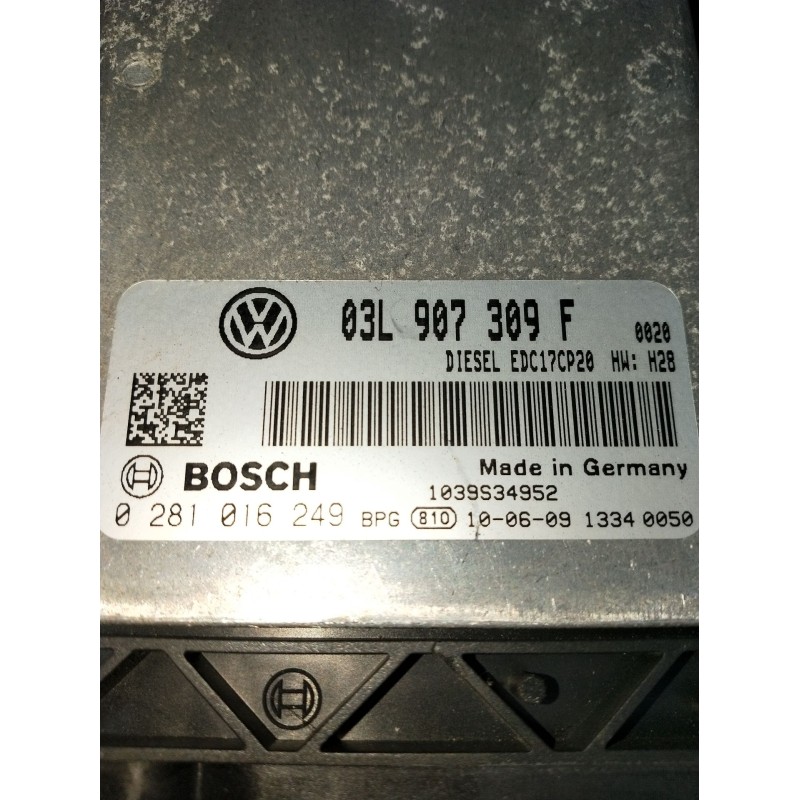 Recambio de centralita motor uce para volkswagen passat berlina (3c2) advance referencia OEM IAM 0281016249 03L907309F 1039S3495