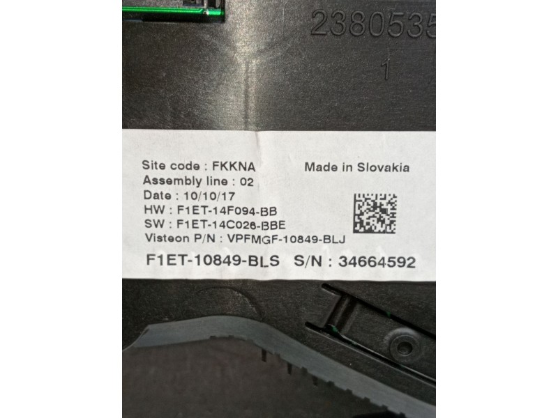 Recambio de cuadro instrumentos para ford focus turn. business referencia OEM IAM F1ET10849BLS 34664592 F1ET14F094BB F1ET14C026B