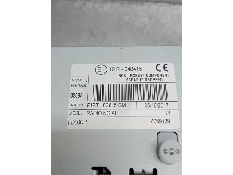 Recambio de sistema audio / radio cd para ford focus turn. business referencia OEM IAM F1BT18C815GM  14