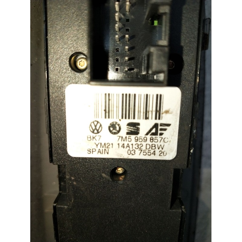 Recambio de mando elevalunas delantero izquierdo para ford galaxy i (wgr) 1.9 tdi referencia OEM IAM 7M5959857C 5P 00