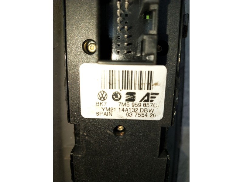 Recambio de mando elevalunas delantero izquierdo para ford galaxy i (wgr) 1.9 tdi referencia OEM IAM 7M5959857C 5P 00