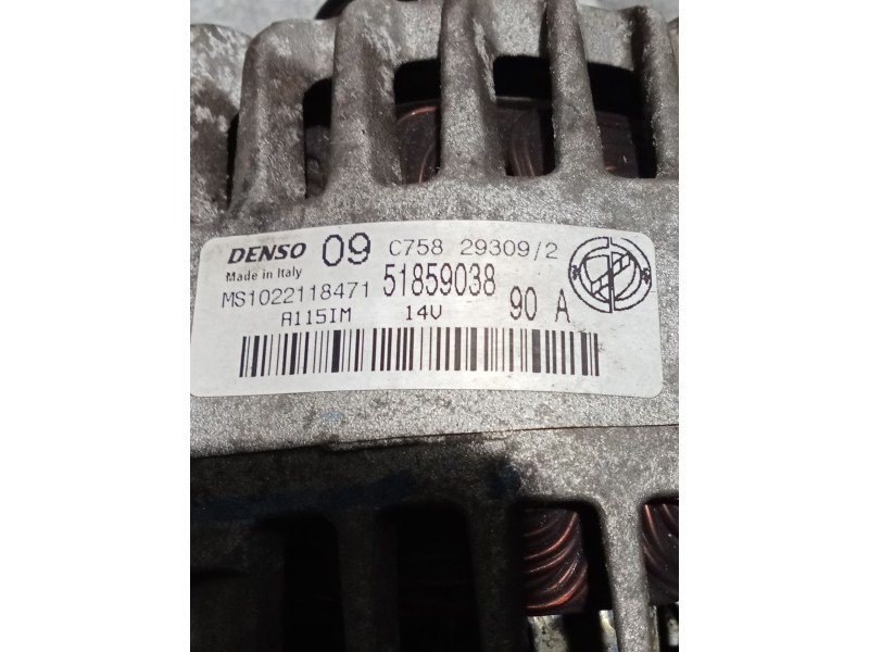 Recambio de alternador para fiat 500 (312_) 1.2 (312axa1a) referencia OEM IAM 51859038 90A 07
