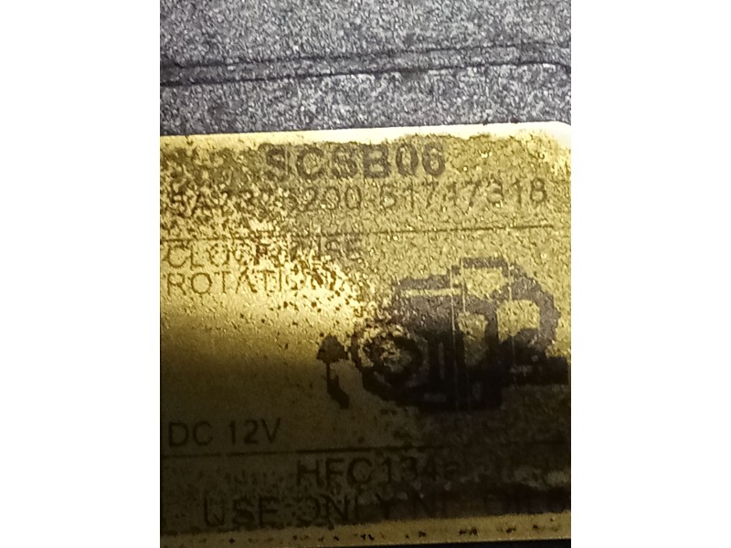 Recambio de compresor aire acondicionado para fiat 500 (312_) 1.2 (312axa1a) referencia OEM IAM 000517473180 51717318 07