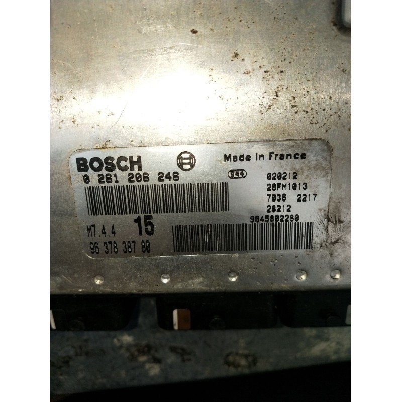 Recambio de centralita motor uce para peugeot 106 ii (1a_, 1c_) 1.1 i referencia OEM IAM 0261206246 9337838780 9645802280 96