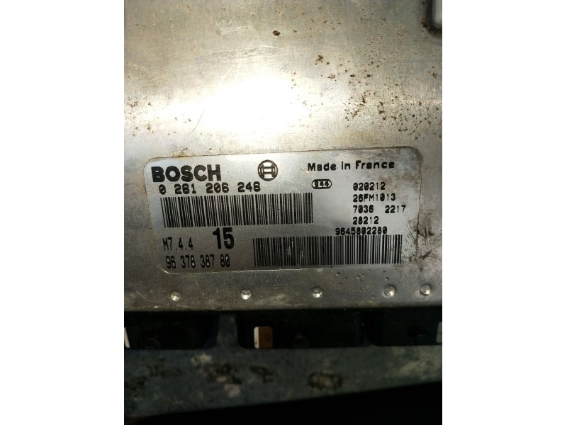 Recambio de centralita motor uce para peugeot 106 ii (1a_, 1c_) 1.1 i referencia OEM IAM 0261206246 9337838780 9645802280 96