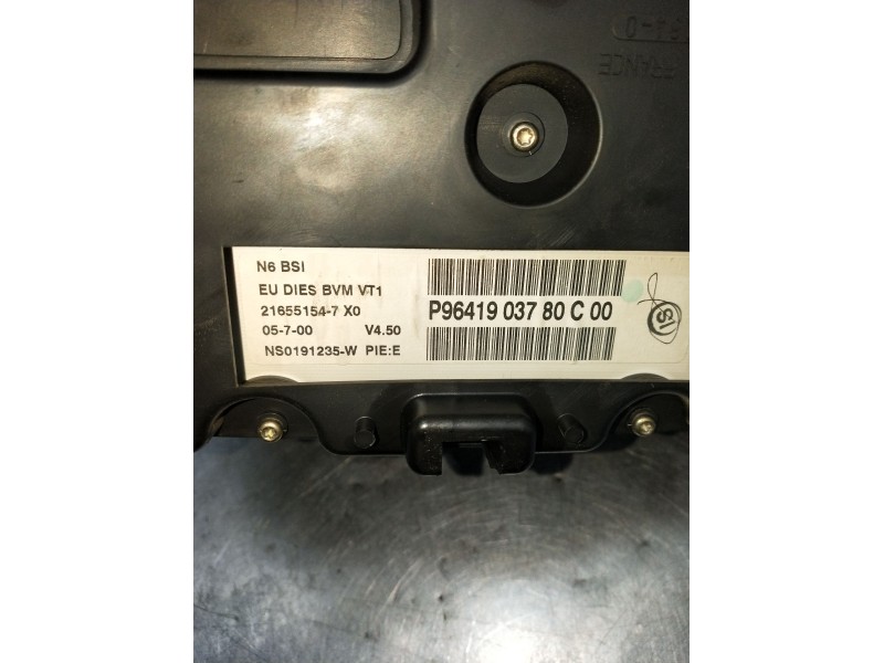 Recambio de cuadro instrumentos para citroën xsara coupé (n0) 2.0 hdi 90 referencia OEM IAM P9641903780 216551547X0 NS0191235W 9