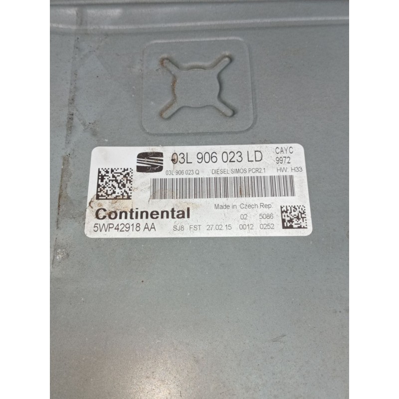 Recambio de centralita motor uce para seat toledo iv (kg3) 1.6 tdi referencia OEM IAM   