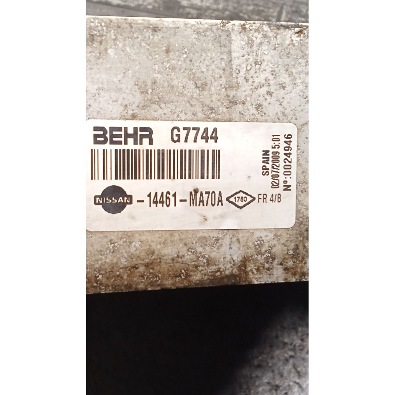 Recambio de intercooler para nissan cabstar (f24m, f24w) 35.13 dci, 45.13 dci 2.5 (f24m) referencia OEM IAM 14461MA70A G7744 06