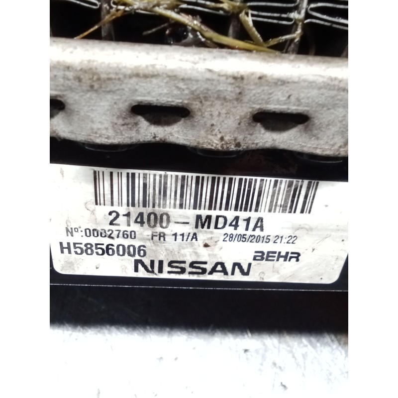 Recambio de radiador agua para nissan cabstar (f24m, f24w) 35.13 dci, 45.13 dci 2.5 (f24m) referencia OEM IAM 21400MD41A H585600