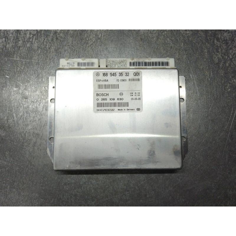 Recambio de centralita abs para mercedes clase a (w168) 140 (168.031) referencia OEM IAM 0265109630 1685453532 FD03M05 Q01