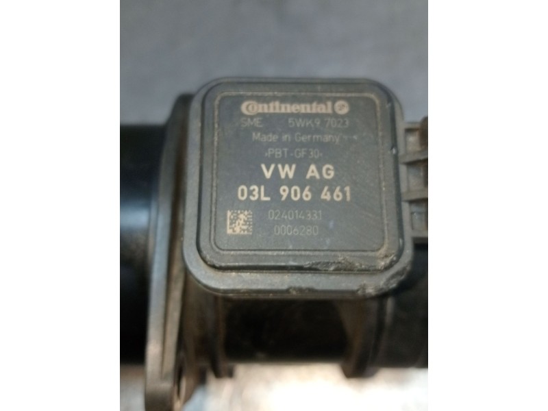 Recambio de caudalimetro para seat toledo iv (kg3) 1.6 tdi referencia OEM IAM 5WK97023 03L906461 024014331 0006280 12